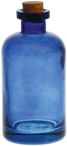 8 oz. cobalt blue apothecary bottle,glass diffuser bottle, diffuser bottle, blue glass bottle