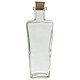 Clear tall glass diffuser bottle