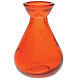 Orange Teardrop Glass Diffuser Vase